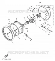 KOPLAMP voor Yamaha XV535 1997
