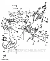 FRAME voor Yamaha XV535 1997