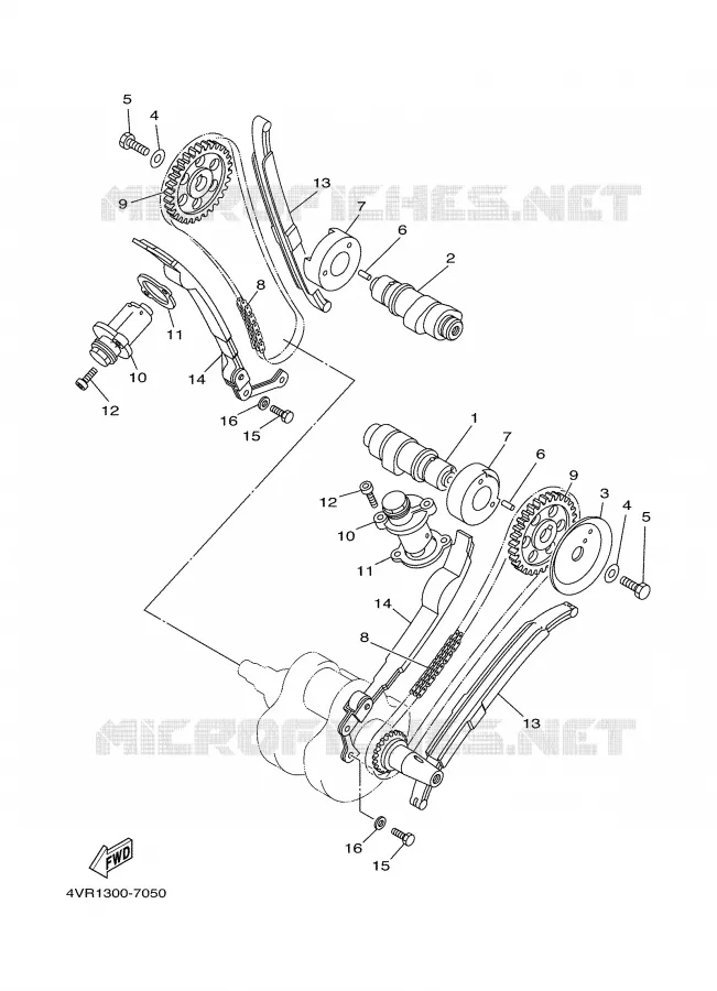 NOKKENAS / KETTING Yamaha MOTO 535 2000 VIRAGO  XV535