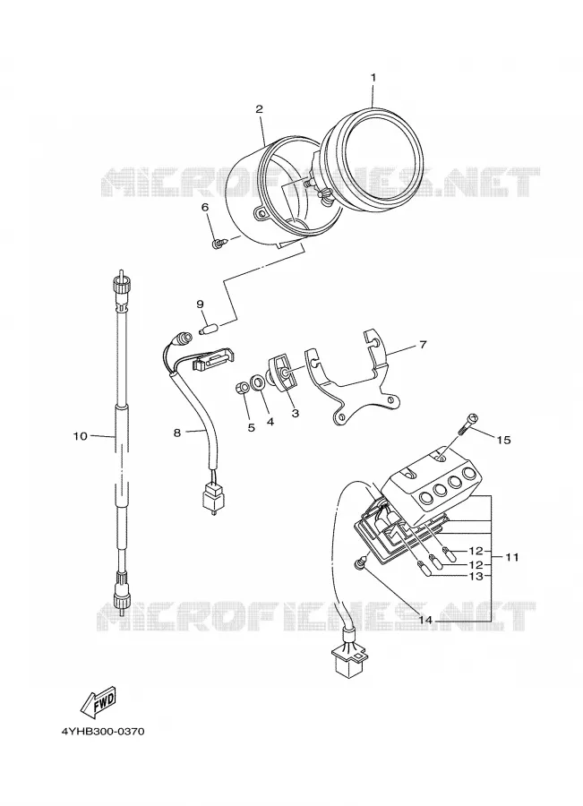 TELLERSET Yamaha MOTO 535 2000 VIRAGO  XV535