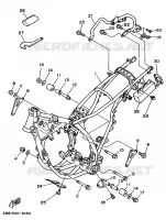 FRAME voor Yamaha DTE125 1989