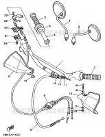 STUUR / KABEL voor Yamaha DTE125 1989