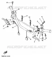 STUURSCHAKELAAR / HEVEL voor Yamaha DTE125 1989