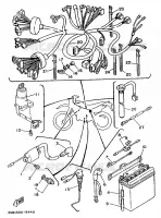 ELECTRISCH 1 voor Yamaha DTE125 1989