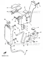 BENZINE TANK voor Yamaha DTE125 1990