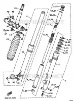 VOORVORK voor Yamaha DTE125 1990