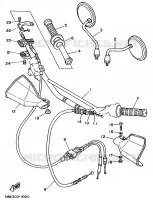 STUUR / KABEL voor Yamaha DTE125 1990