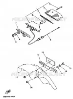 ACHTERLICHT voor Yamaha DTE125 1990