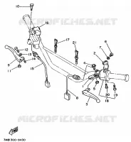 STUURSCHAKELAAR / HEVEL voor Yamaha DTE125 1990