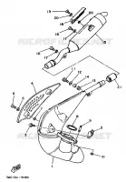 UITLAAT voor Yamaha DTE125 1990