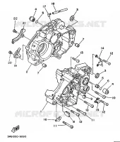 CARTERDELEN voor Yamaha DTE125 1990