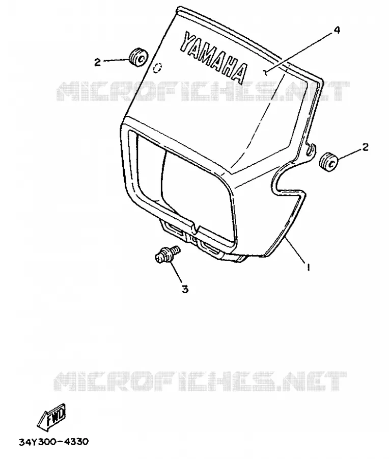 KAP 1 Yamaha MOTO 125 1987 DTLC  DT125LC