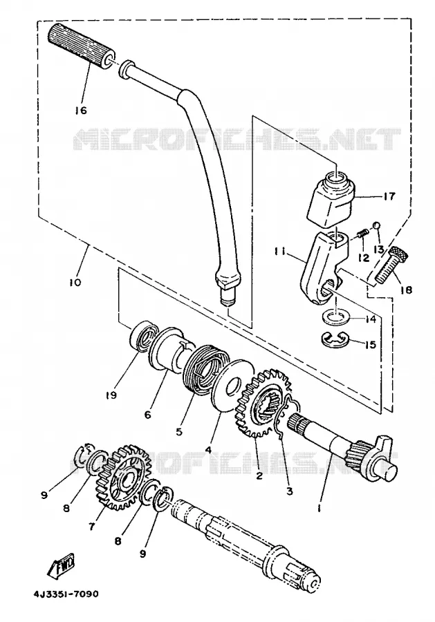 STARTMOTOR Yamaha MOTO 125 1989 DTMX  DT125MX