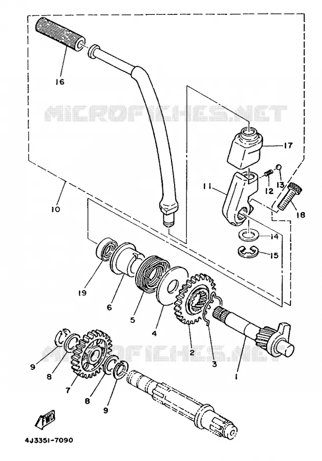STARTMOTOR Yamaha MOTO 125 1991 DTMX  DT125MX