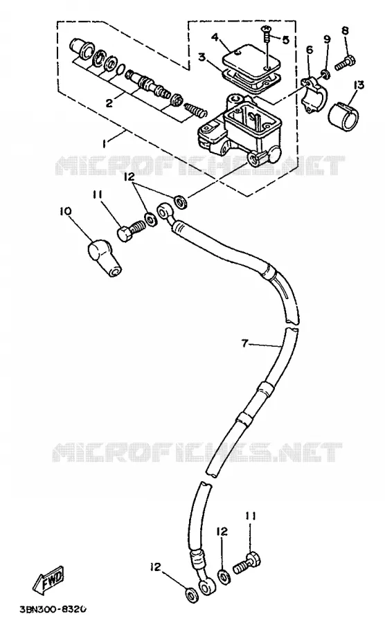 POMP VOOR Yamaha MOTO 125 1989 DTR  DT125R