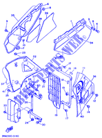 KUIPDEEL DEKSEL   OLIE RESERVOIR voor Yamaha DT125R 1990