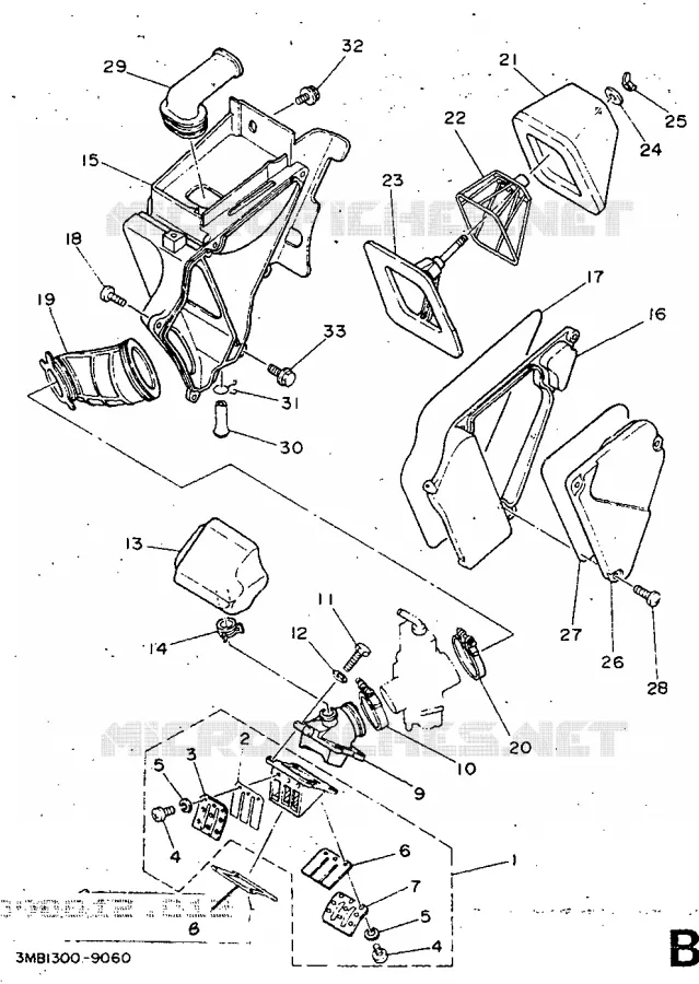 INLAAT Yamaha MOTO 125 1991 DTR  DT125R