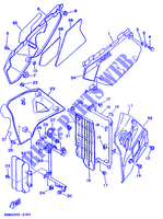 KUIPDEEL DEKSEL   OLIE RESERVOIR voor Yamaha DT125R 1992