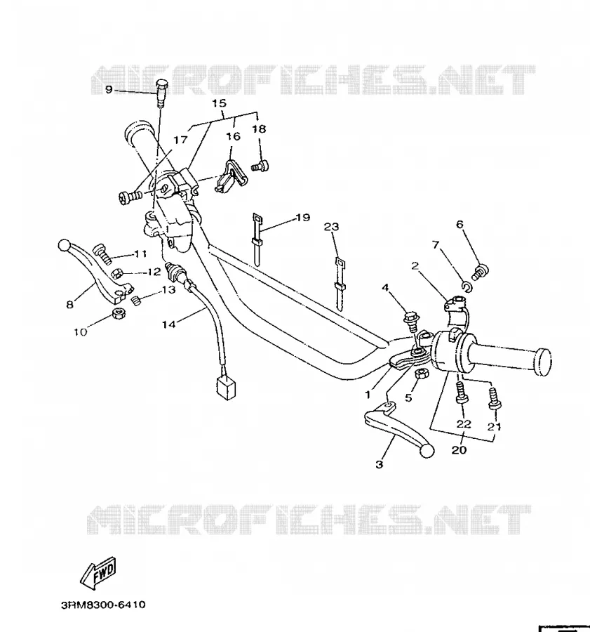 STUURSCHAKELAAR / HEVEL Yamaha MOTO 125 1996 DTR  DT125R