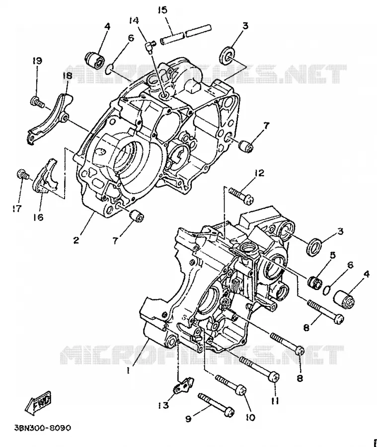 CARTERDELEN Yamaha MOTO 125 1996 DTR  DT125R