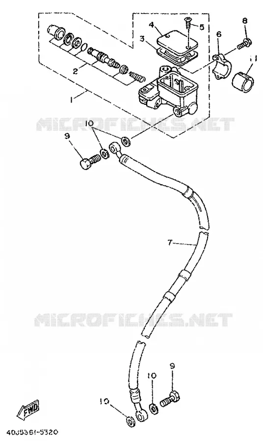 POMP VOOR Yamaha MOTO 125 1996 DTR  DT125R