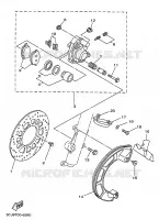 REMKLAUW VOOR voor Yamaha DT125R 1997