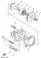 WATERPOMP voor Yamaha DT125R 1997