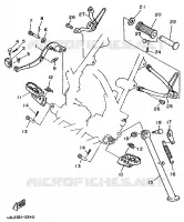 STANDAARD / VOETSTEUN voor Yamaha DT125R 1997