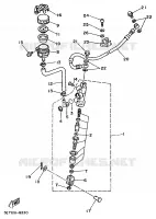 REMPOMP ACHTER voor Yamaha DT125R 1997