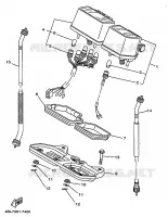 TELLERSET voor Yamaha DT125R 1997