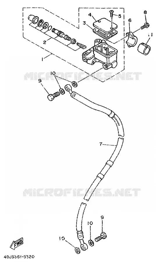 POMP VOOR Yamaha MOTO 125 1997 DTR  DT125R