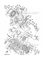 CILINDERKOP voor Yamaha XV535 2001