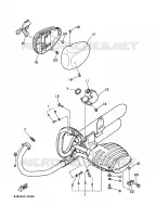 UITLAAT voor Yamaha XV535 2001