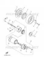 STARTMOTOR KOPPELINGS voor Yamaha XV535 2001