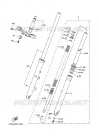VOORVORK voor Yamaha XV535 2001