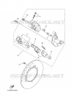 REMKLAUW VOOR voor Yamaha XV535 2001