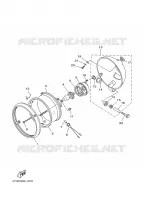 KOPLAMP voor Yamaha XV535 2001