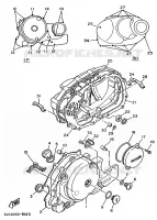 DEKSEL   MOTOR 1 voor Yamaha XV535 (FLAT) 1996