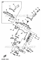 STUUR voor Yamaha XV535 (FLAT) 1996
