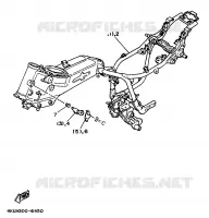 ALTERNATIEF FRAME   FOR ITALY voor Yamaha XV535 (FLAT) 1996