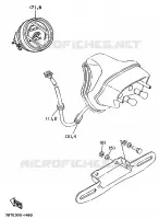 ALTERNATIEF ACHTERLICHT   FOR ITALY / HOLLAND / GREECE voor Yamaha XV535 (UP) 1993