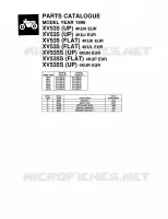 * CATALOG PREFACE * voor Yamaha XV535 (UP) 1996