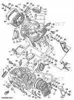 CILINDERKOP voor Yamaha XV535 (UP) 1996