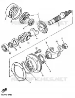 TRANSMISSIE voor Yamaha XV535 (UP) 1996