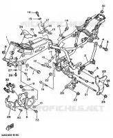 FRAME voor Yamaha XV535 (UP) 1996