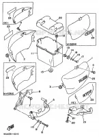 KUIPDEEL DEKSEL   OLIE RESERVOIR voor Yamaha XV535 (UP) 1996