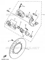 REMKLAUW VOOR voor Yamaha XV535 (UP) 1996