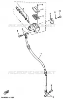 POMP VOOR   FLAT STUUR voor Yamaha XV535 (UP) 1996