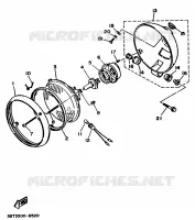 KOPLAMP voor Yamaha XV535 (UP) 1996
