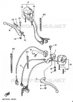 STUURSCHAKELAAR / HEVEL voor Yamaha XV535 (UP) 1996